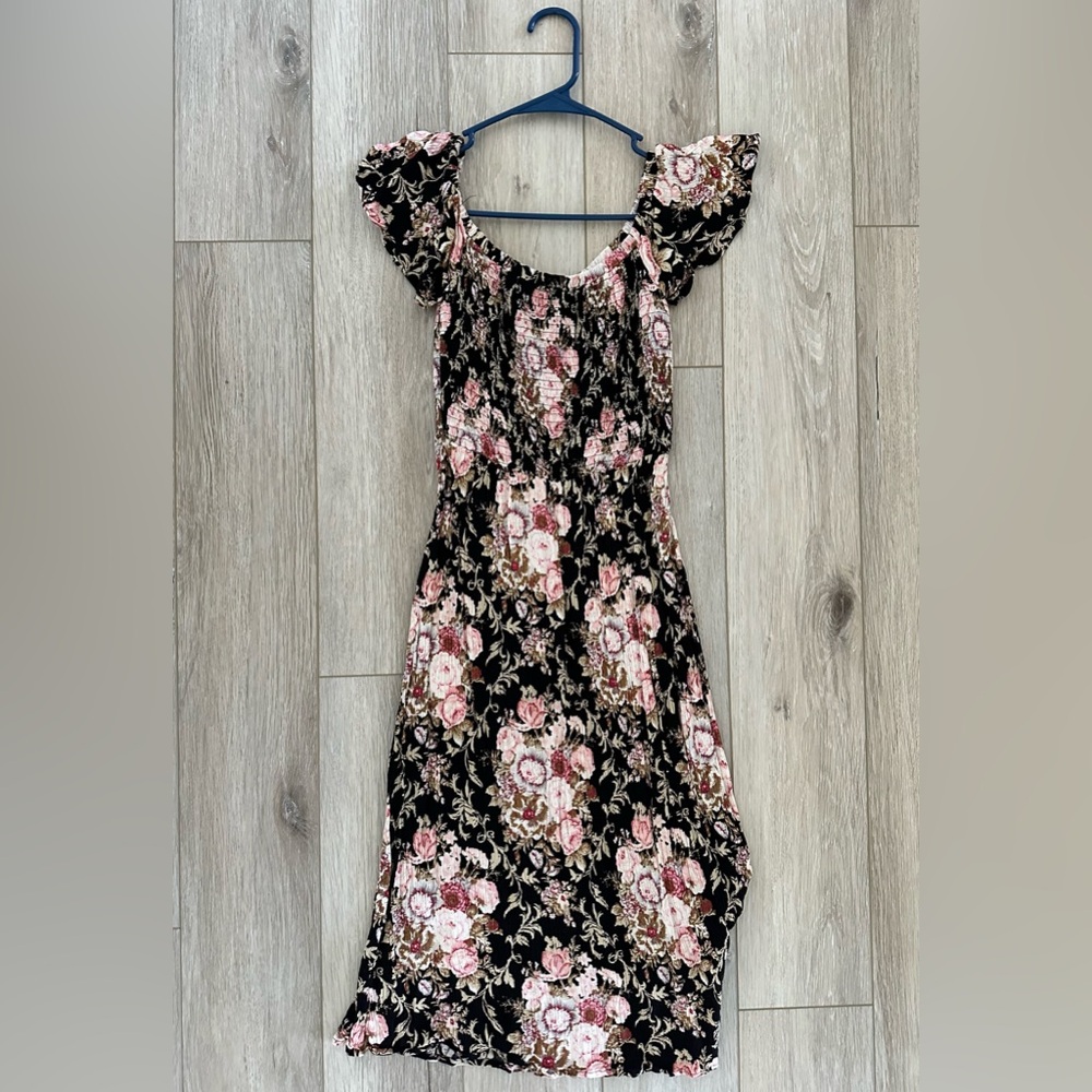 ModCloth | Lace & Mesh | Smock Talk Floral Dress | Size XS